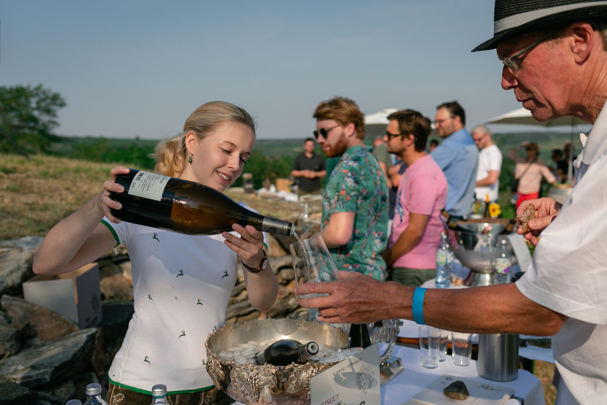 Verkosten Sie den Wein, wo er gewachsen ist